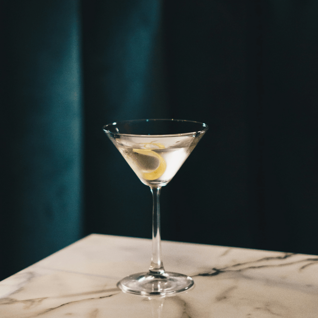 The martini with Hampshire Artisan Gin
