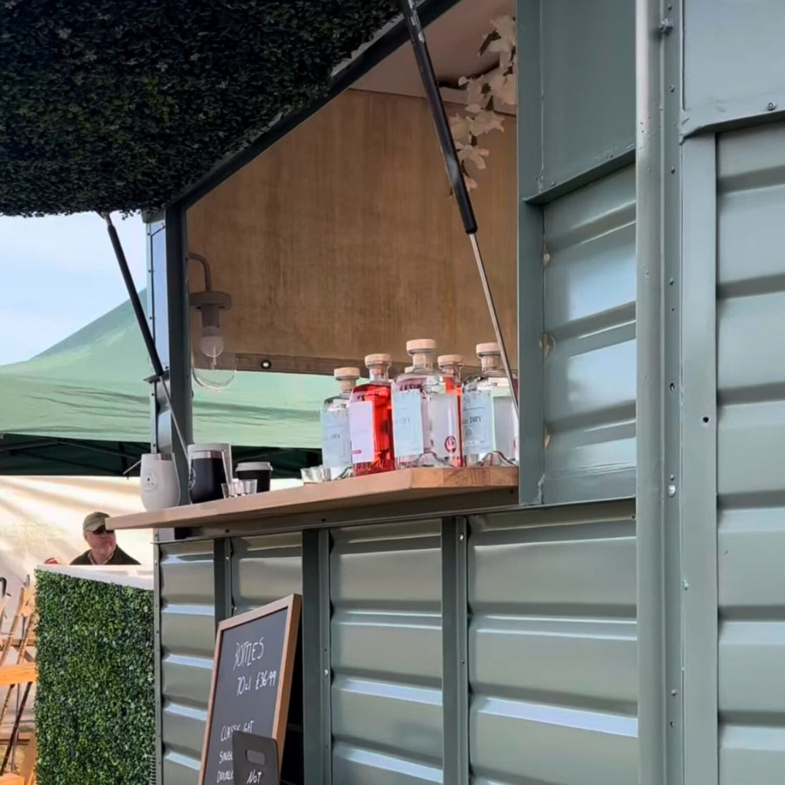 Gin Chin at Crawley & Horsham Point-to-Point 2024: Serving Craft Gin from Our Mobile Bar